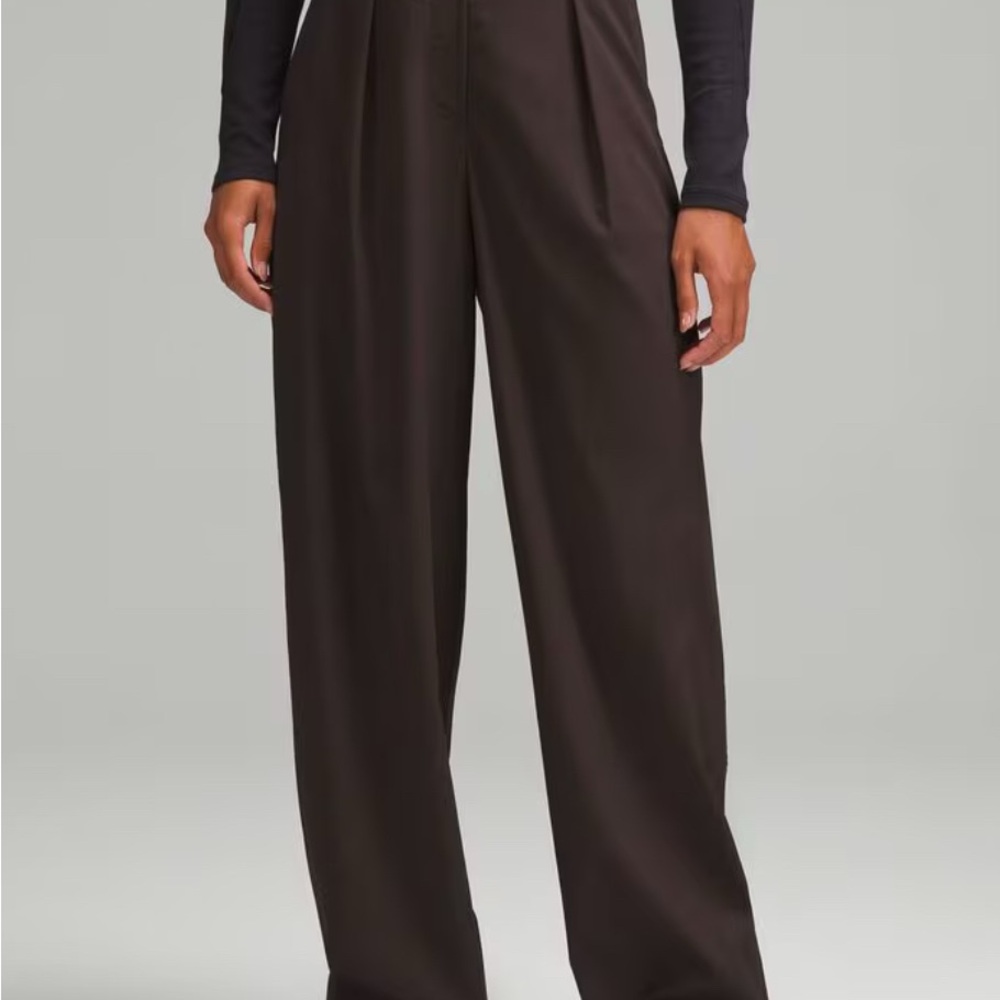 NEW Lululemon Athletica Espresso Wide-Leg Trousers